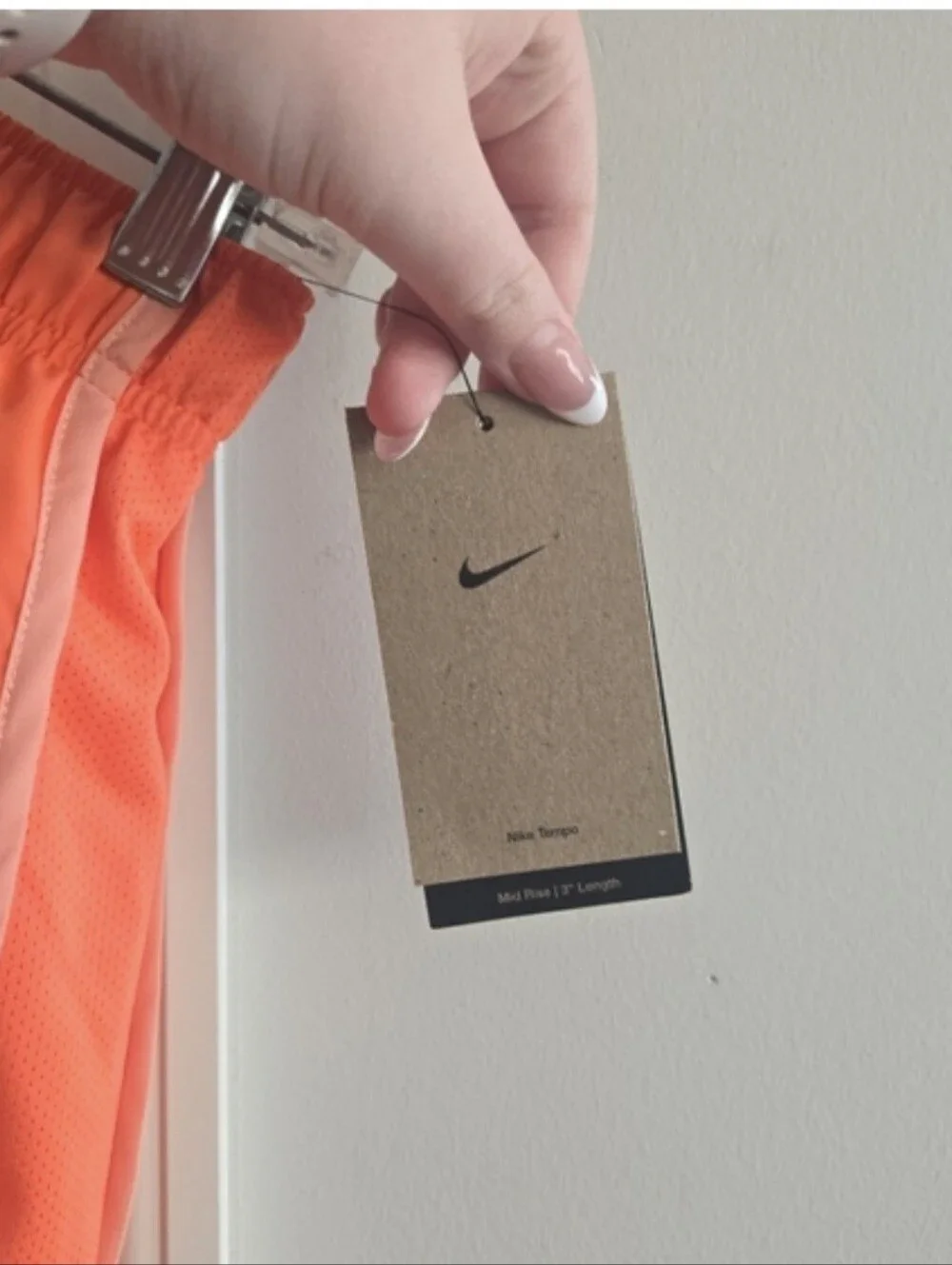Nike Tempo Women's Dri-FIT Mid-Rise Brief-Lined Running Shorts.